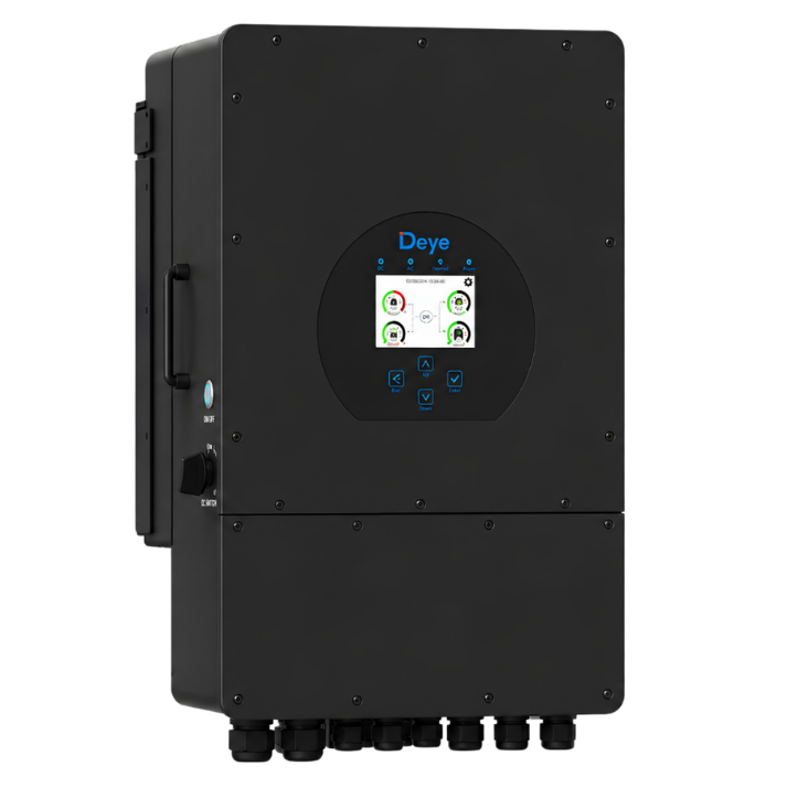 DEYE THREE-PHASE HYBRID INVERTER 12KW BLACK (SUN-12K-SG04LP3(G))