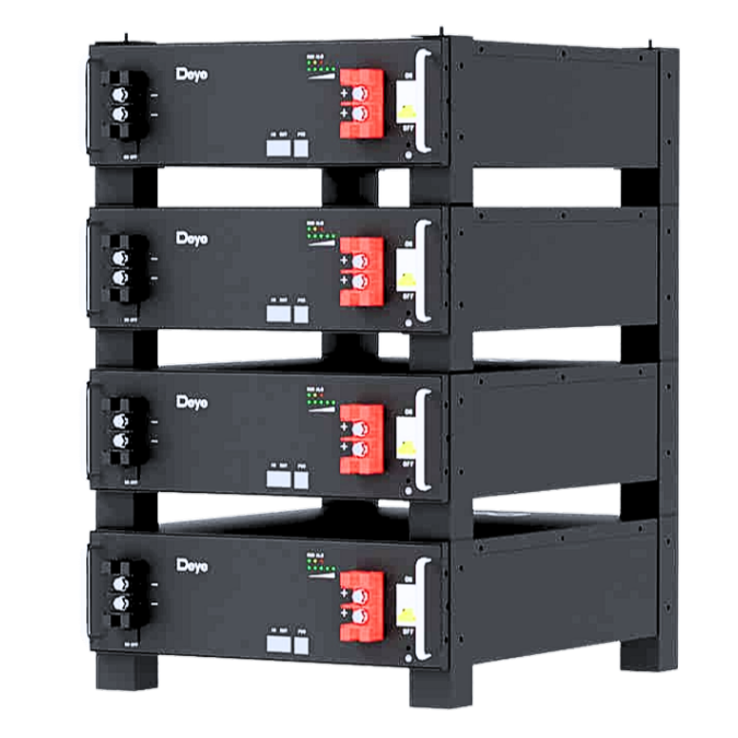 DEYE 100Ah 5.12kwh Lithium Battery (Black & White)