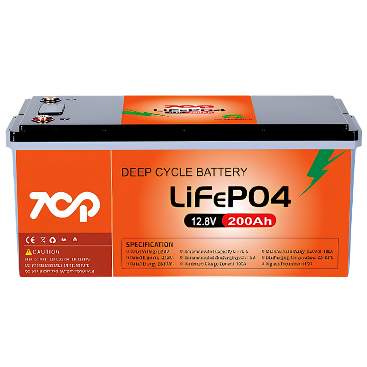 TOP 12.8V 200AH Deep Cycle LiFePO4 Battery