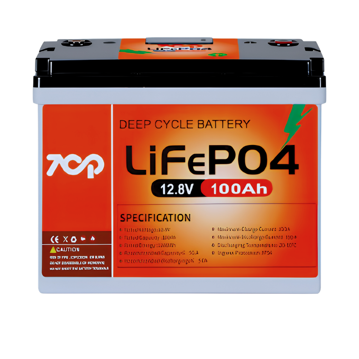 TOP 12.8V 100AH Deep Cycle LiFePO4 Battery