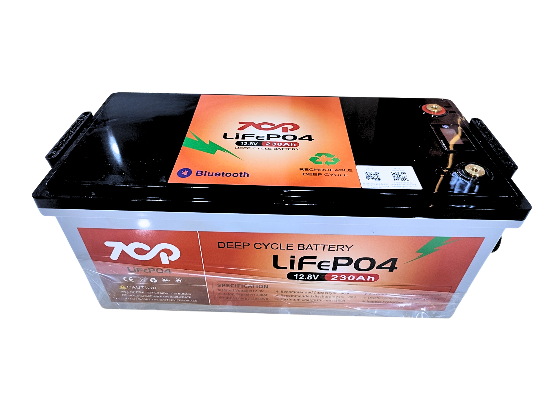 TOP 12.8V 230AH Deep Cycle LiFePo4 Battery Plastic Casing
