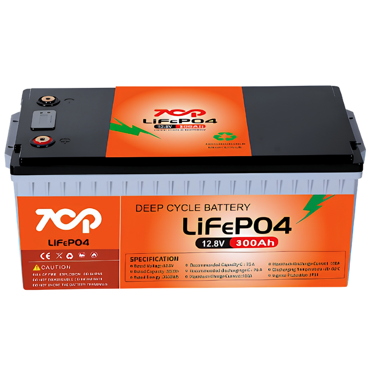 TOP 12.8V 300AH Deep Cycle LiFePO4 Battery