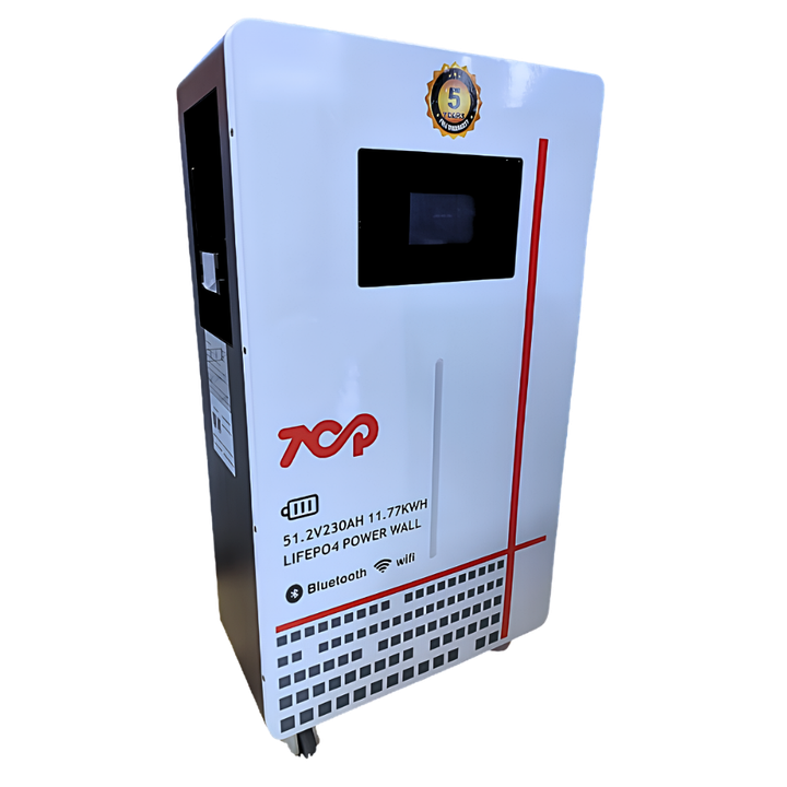 TOP 51.2V 230AH LIFEPO4 BATTERY WITH BLUETOOTH WIFI Metal Casing